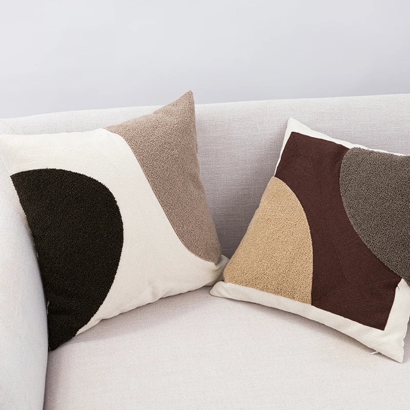 Abstract Block Cushion Cover