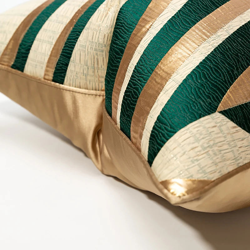 Golden Green Hug Cushion Cover