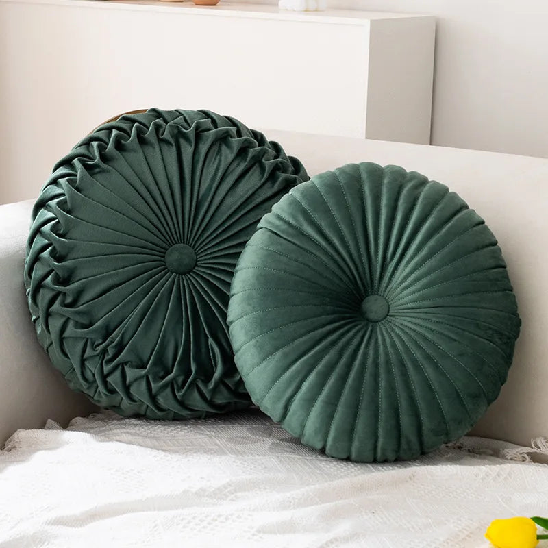 Pumpkin Round Throw Pillow